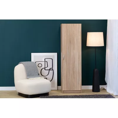 Keskeny előszobai gardrób 51 cm ROSHARON - sonoma tölgy