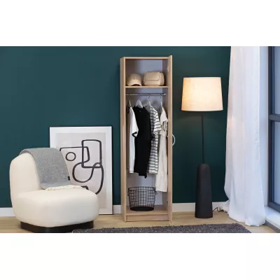 Keskeny előszobai gardrób 51 cm ROSHARON - sonoma tölgy