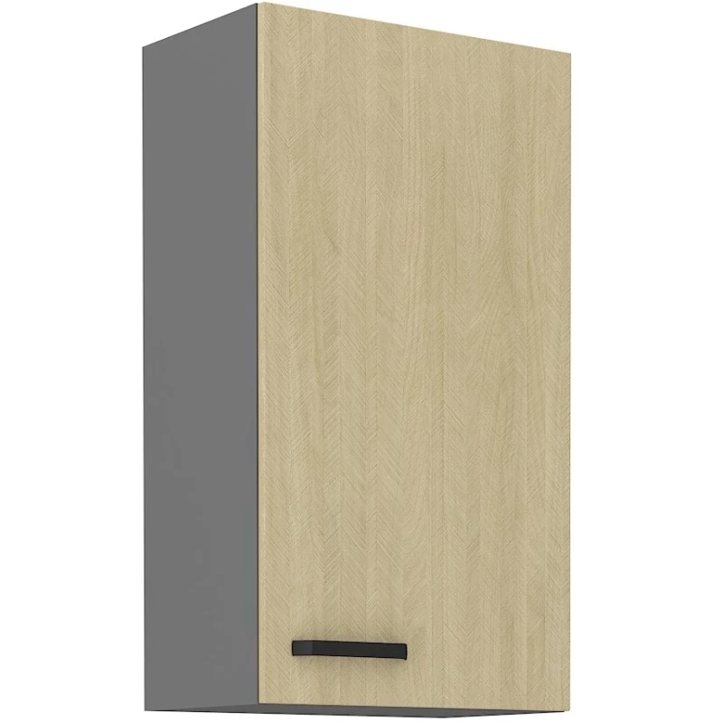 Magas faliszekrény MYRIAM - szélesség 50 cm, mintás / antracit