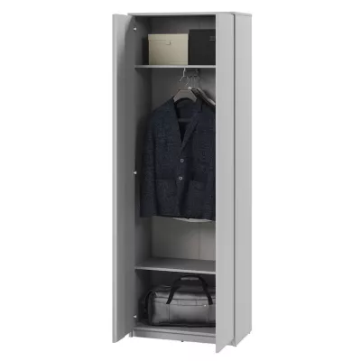 Kétajtós előszobaszekrény 69 cm BEZA - szürke