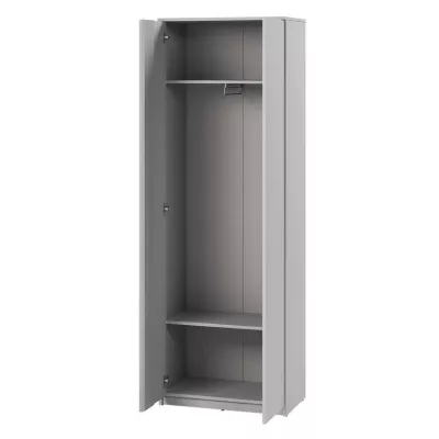Kétajtós előszobaszekrény 69 cm BEZA - szürke