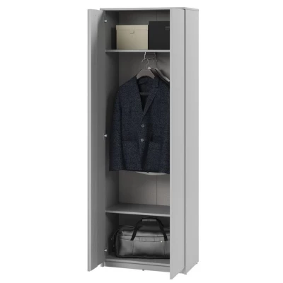 Kétajtós előszobaszekrény 69 cm BEZA - alpesi fehér