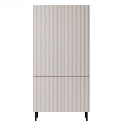 Kétajtós gardróbszekrény 90 cm AMPER - kasmír