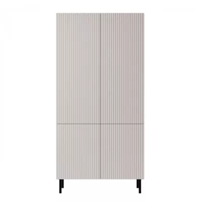 Kétajtós gardróbszekrény 90 cm AMPER - kasmír