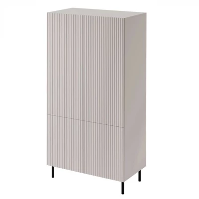 Kétajtós gardróbszekrény 90 cm AMPER - kasmír