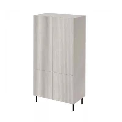 Kétajtós gardróbszekrény 90 cm AMPER - kasmír