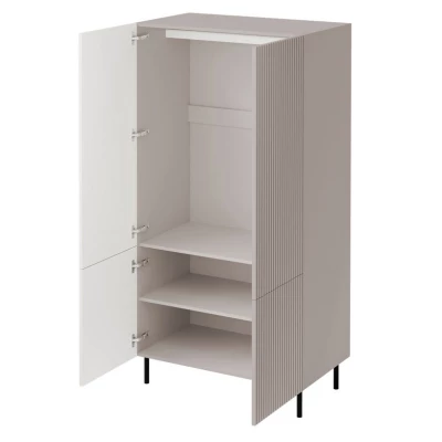Kétajtós gardróbszekrény 90 cm AMPER - kasmír