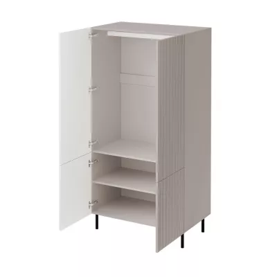Kétajtós gardróbszekrény 90 cm AMPER - kasmír