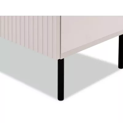 Kétajtós gardróbszekrény 90 cm AMPER - kasmír