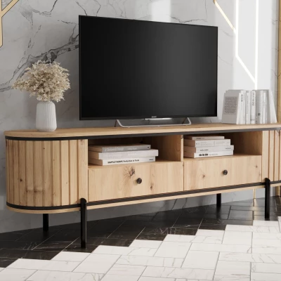 TV állvány TEYO - 180 cm, artisan tölgy