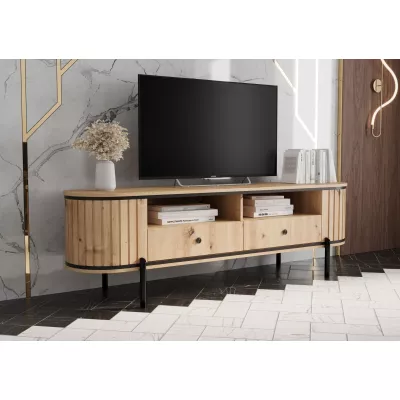 TV állvány TEYO - 180 cm, artisan tölgy