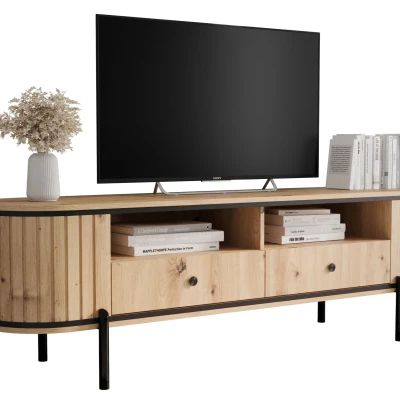 TV állvány TEYO - 180 cm, artisan tölgy