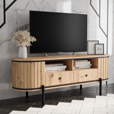 TV állvány TEYO - 150 cm, artisan tölgy