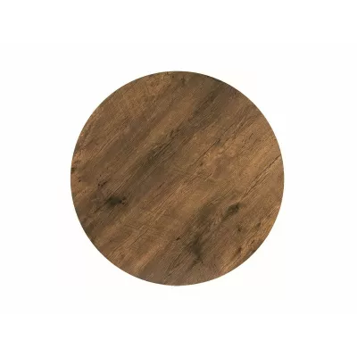 Kerek étkezőasztal 90 cm KAMILO - diófa / fekete