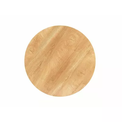 Kerek étkezőasztal 90 cm KAMILO - tölgy / fekete