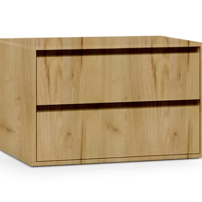 Kétfiókos szett 250 és 278 cm-es UNIV gardróbszekrényhez - aranyszínű artisan tölgyfa