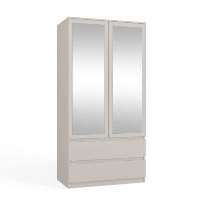 Előszobai gardrób 90 cm tükörrel TAAVI - kasmír