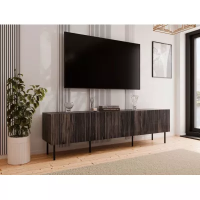 Széles TV-állvány ANGET - diófa