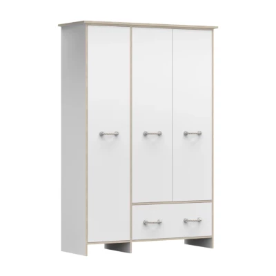 Kombinált gardrób 133 cm TIFI - fehér / sonoma tölgy