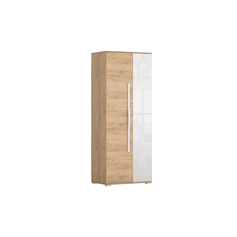 Gardrób 80 cm ALEXANDRA - aranytölgy / fehér