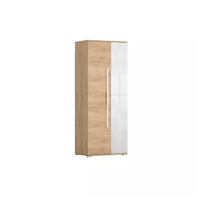 Gardrób 80 cm ALEXANDRA - aranytölgy / fehér