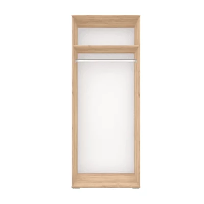 Gardrób 80 cm ALEXANDRA - aranytölgy / fehér