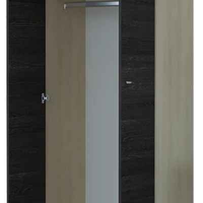 Keskeny gardrób 80 cm ALLA - kőris / cantebury tölgy
