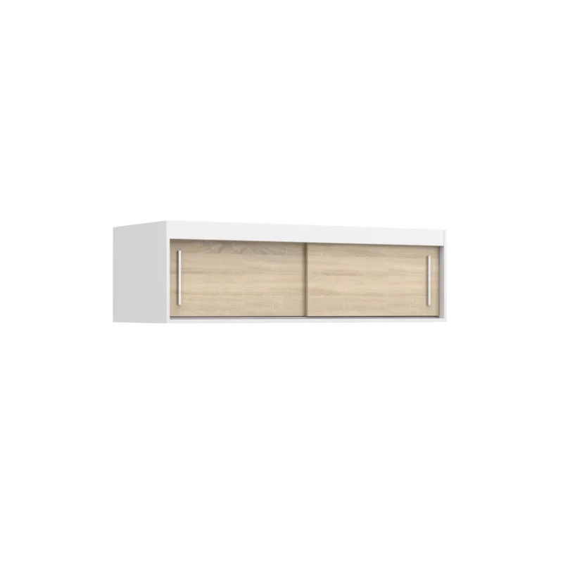 Gardróbbővítés 150 cm VALA - fehér / sonoma tölgy