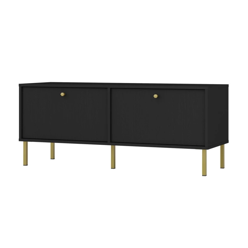 TV állvány IROS 2 - grafitfekete / arany