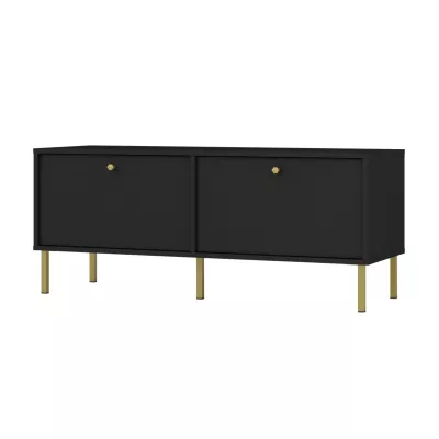 TV állvány IROS 2 - grafitfekete / arany