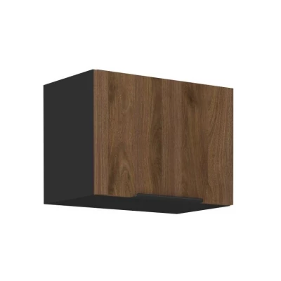 TOVA páraelszívó szekrény - szélesség 50 cm, okapi diófa / fekete