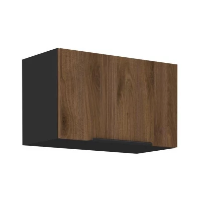 TOVA páraelszívó szekrény - szélesség 60 cm, okapi diófa / fekete