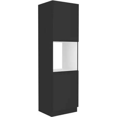 SAJU beépített sütőhöz való konyhaszekrény - szélesség 60 cm, fekete