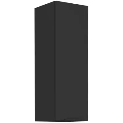 SAJU magas faliszekrény - szélesség 30 cm, fekete