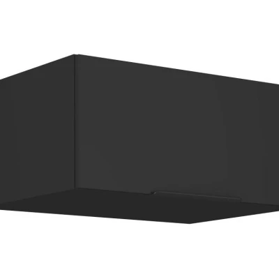 SAJU mély, elszívó szekrény - szélesség 80 cm, fekete