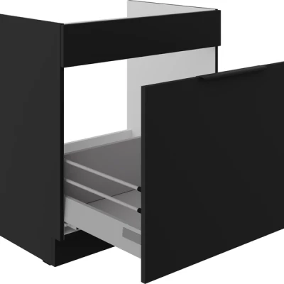 SAJU mosogató alsószekrény - szélesség 80 cm, fekete