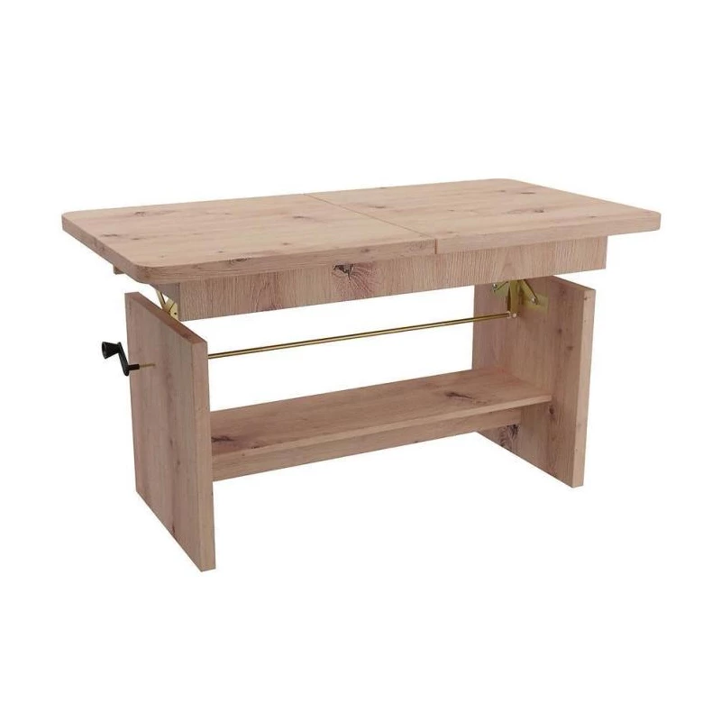 Kihúzható dohányzóasztal VELYR - artisan tölgyfa