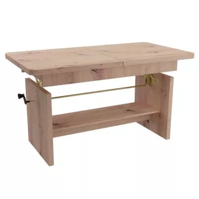 Kihúzható dohányzóasztal VELYR - artisan tölgyfa
