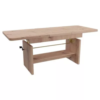 Kihúzható dohányzóasztal VELYR - artisan tölgyfa