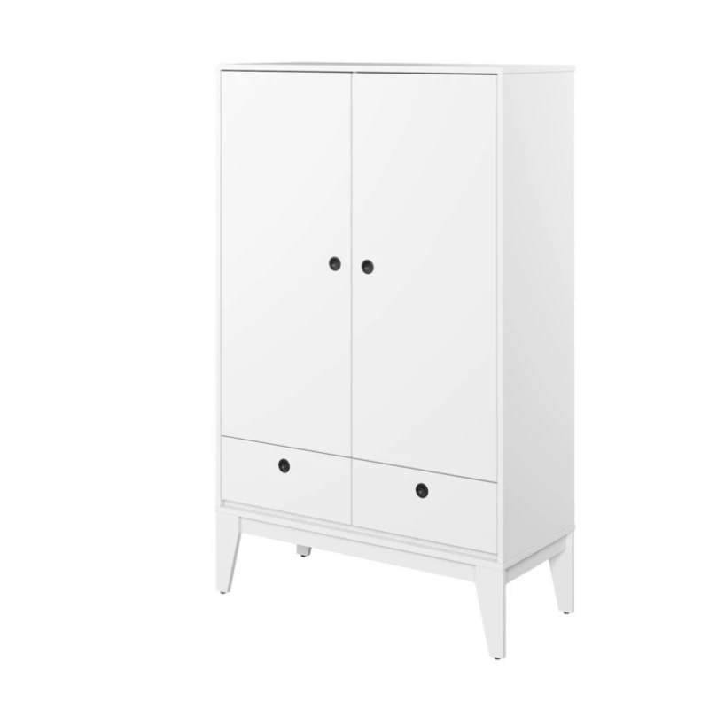 Alacsony gardróbszekrény 92 cm ITASCA - fehér