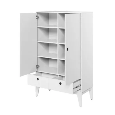 Alacsony gardróbszekrény 92 cm ITASCA - fehér