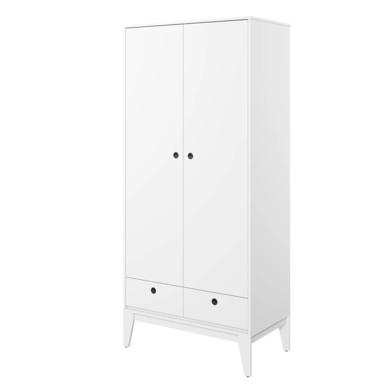 Magas szekrény 92 cm ITASCA - fehér
