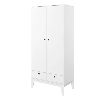 Magas szekrény 92 cm ITASCA - fehér