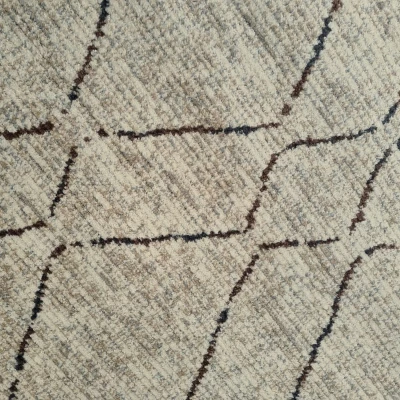 Skandináv darab szőnyeg 80x150 cm OZAN - bézs / szürke