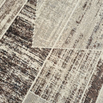 Modern szőnyegdarab 140x190 cm OZAN - bézs / szürke
