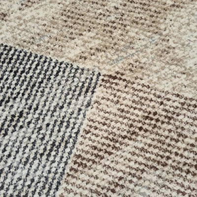 Téglalap alakú szőnyegdarab 60x100 cm OZAN - bézs / szürke