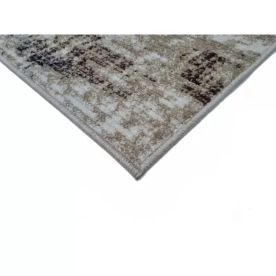 Absztrakt darab szőnyeg 60x100 cm OZAN - bézs / szürke