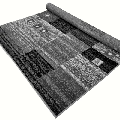 Geometrikus szőnyeg 200x400 cm LUKEN - szürke