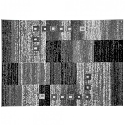 Geometrikus szőnyeg 200x400 cm LUKEN - szürke