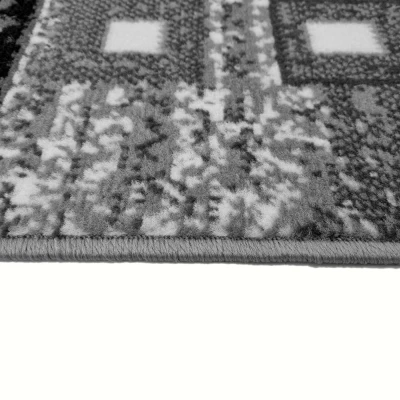 Geometrikus szőnyeg 70x130 cm LUKEN - szürke
